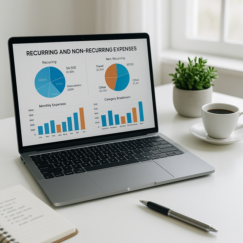 Recurring vs non-recurring expenses
