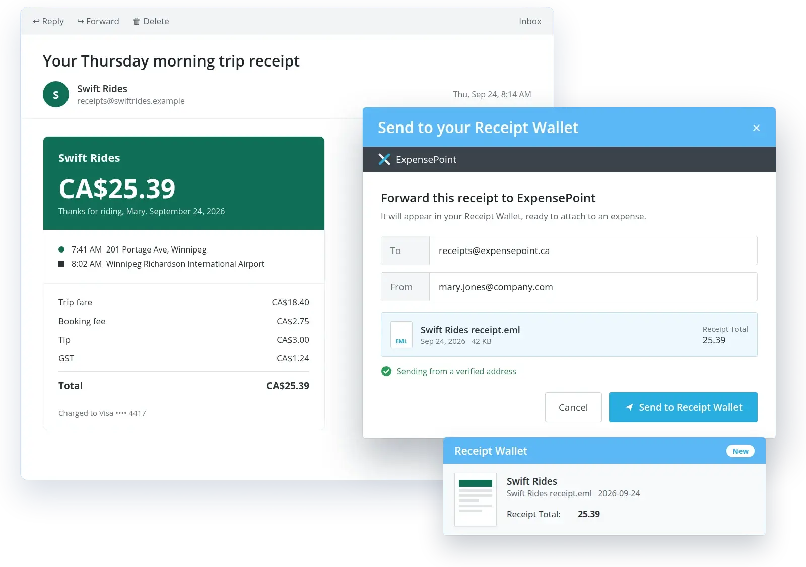 receipt-wallet-email-forwarding